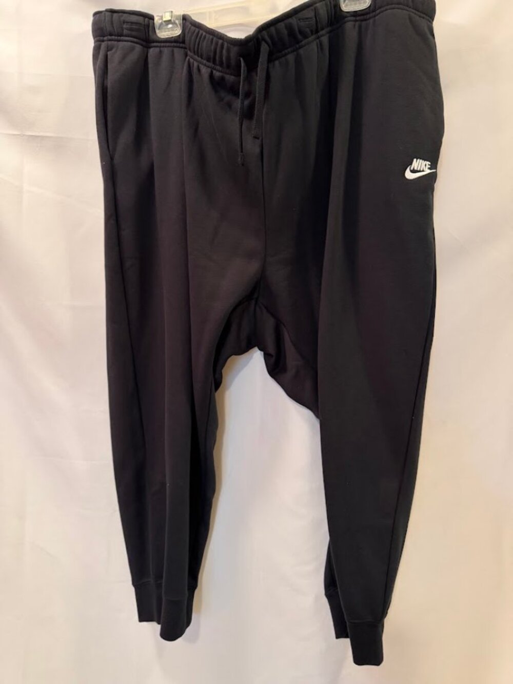 NWT NIKE Black Joggers with Drawstring Waist and Pockets - 4x (was $50)